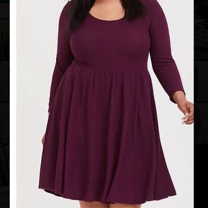 Torrid Super Soft Purple Dress